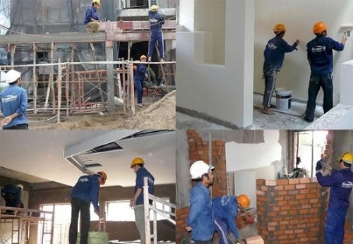 Thợ xây trát, thợ xây nhà tại Hà Nội