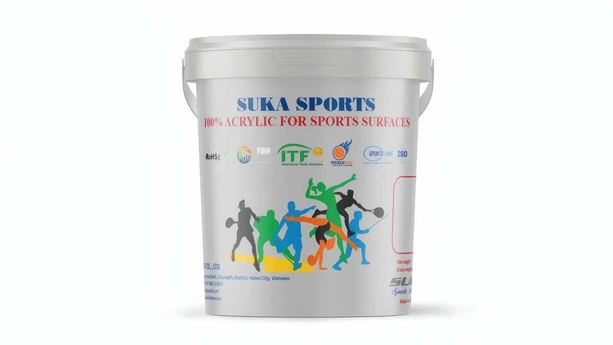 Sơn sân bóng rổ SuKa Sports chính hãng