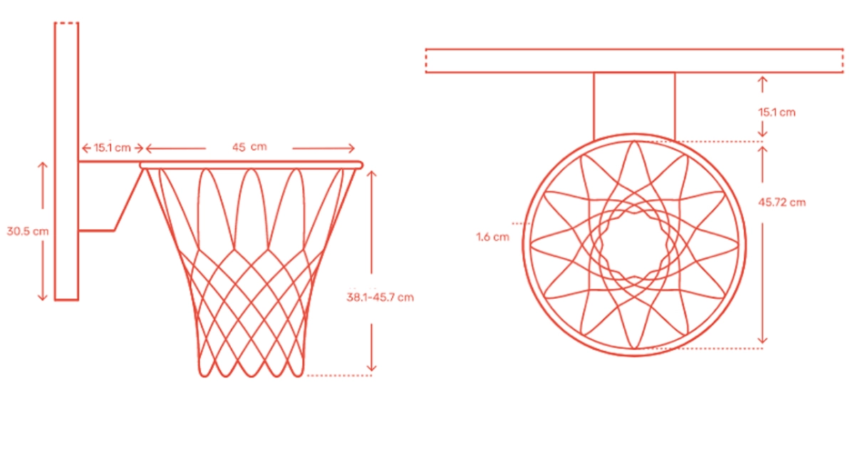 Bản vẽ vành rổ