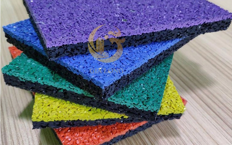 Mẫu sơn sân bóng rổ sàn Epdm