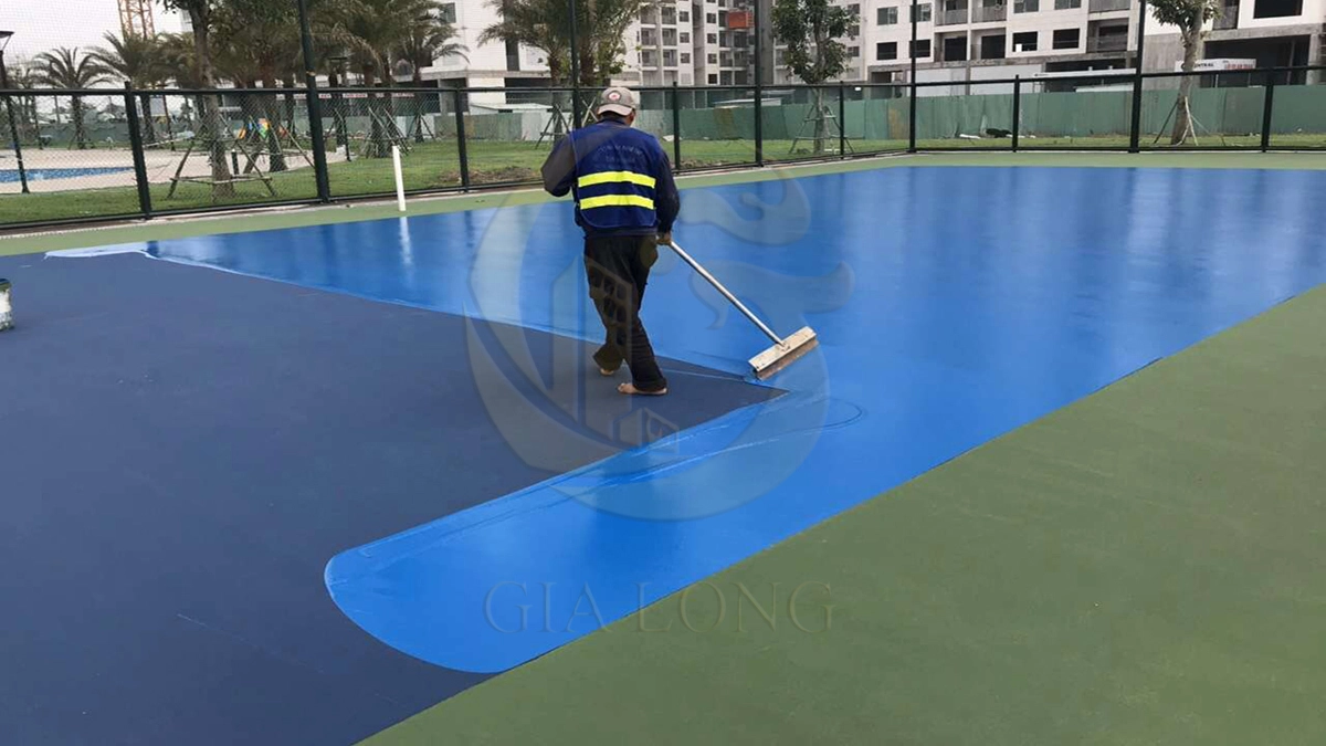 Hướng dẫn sơn sân Tennis chuẩn A-Z