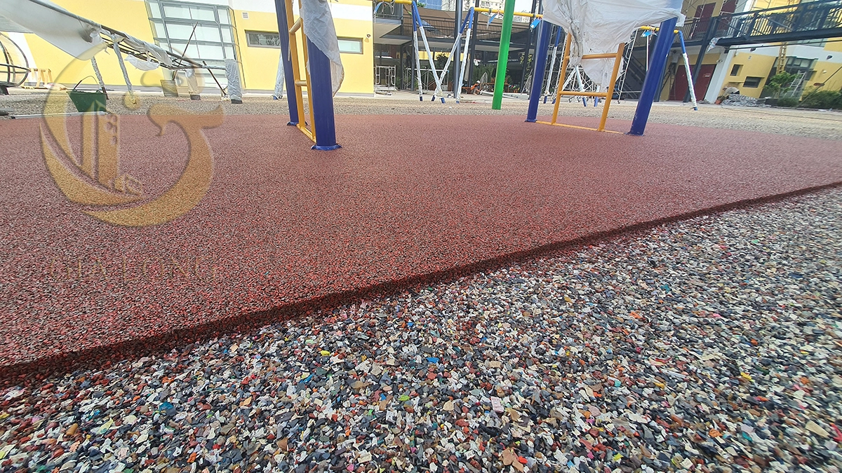 Cận cảnh sàn Epdm sân chơi trẻ em
