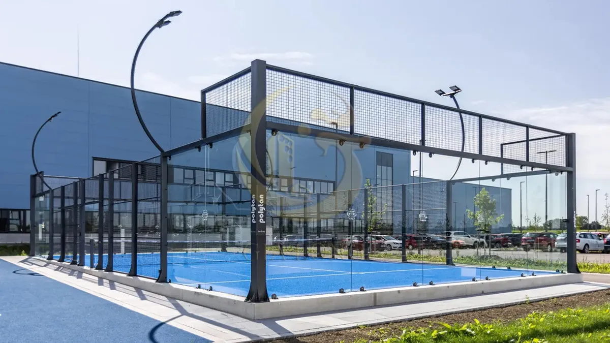 Toàn cảnh sân Padel hoàn thiện