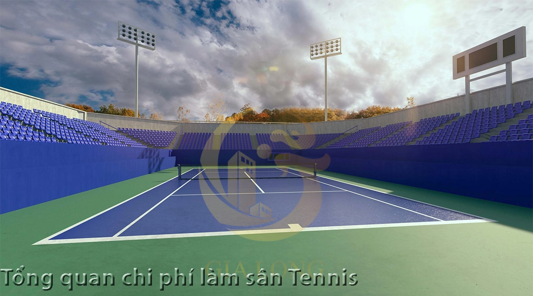Tổng quan chi phí làm sân tennis năm 2025 cho nhà đầu tư