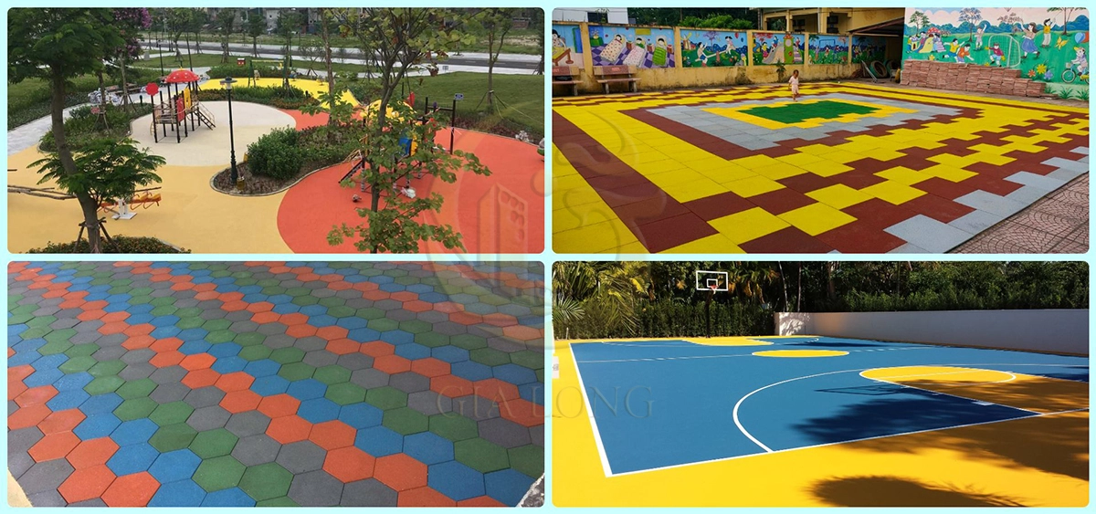 Ứng dụng sàn Epdm