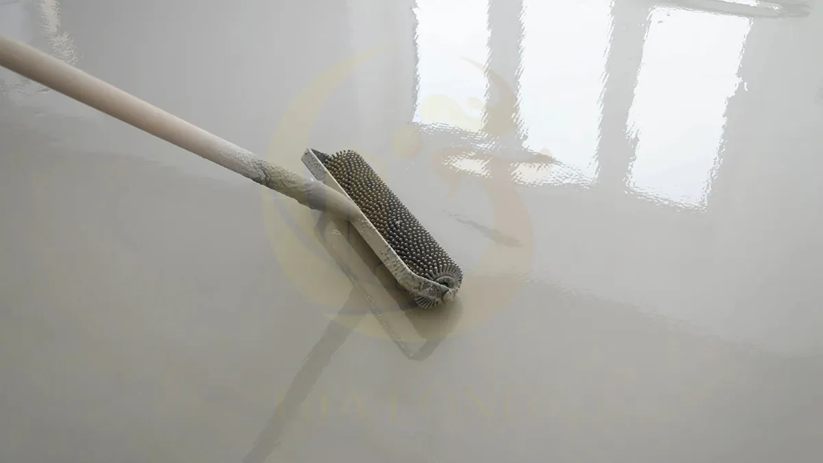 Lăn phá bọt – bề mặt mịn đặc Lăn phá bọt lớp epoxy tự san phẳng để loại bọt khí và làm mịn bề mặt